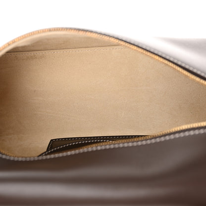 Loro Piana Smooth Calfskin Extra Bag L27 Dark Chocolate Licorice 5 of 11