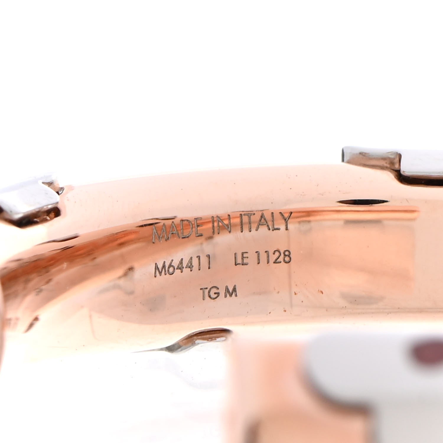 Louis Vuitton Resin Daily Monogram Bracelet M Pink Gold 5 of 5