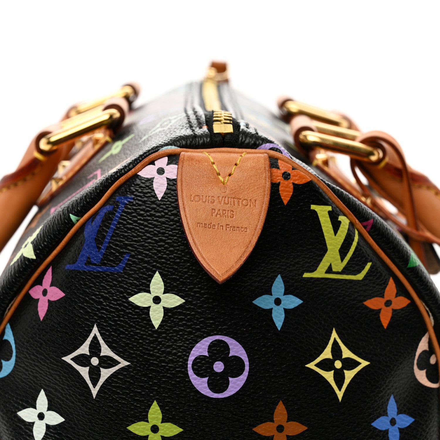 Louis Vuitton Monogram Multicolor Speedy 30 Black 6 of 10