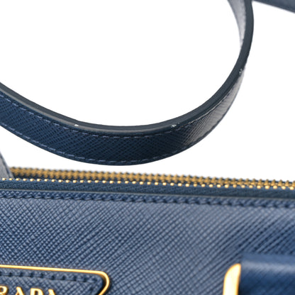Prada Saffiano Medium Galleria Double Zip Tote Bluette 15 of 22