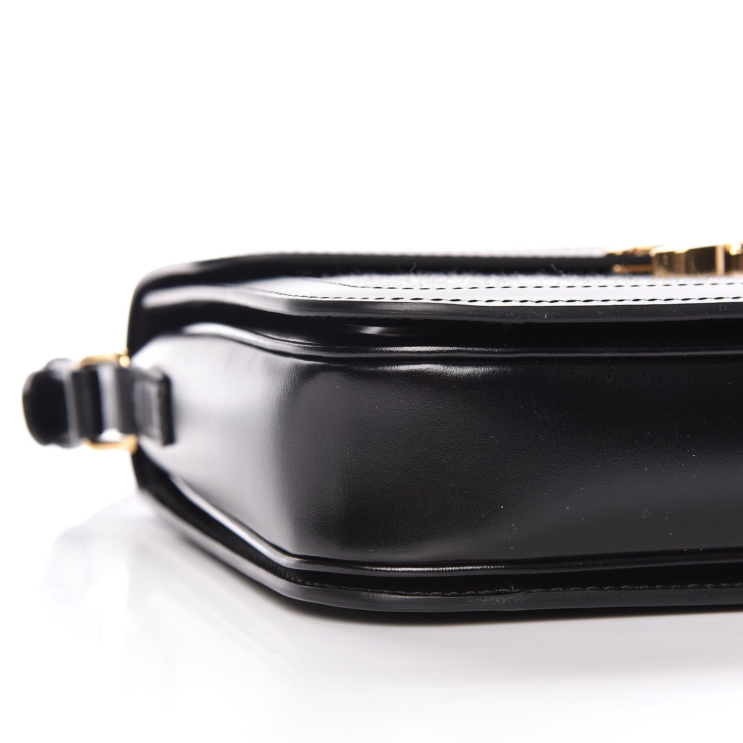 Celine Textile Natural Calfskin Large Triomphe Black 8 of 9