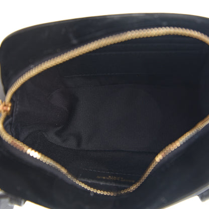 Saint Laurent Velour Matelasse Monogram Lou Belt Bag Black 4 of 8