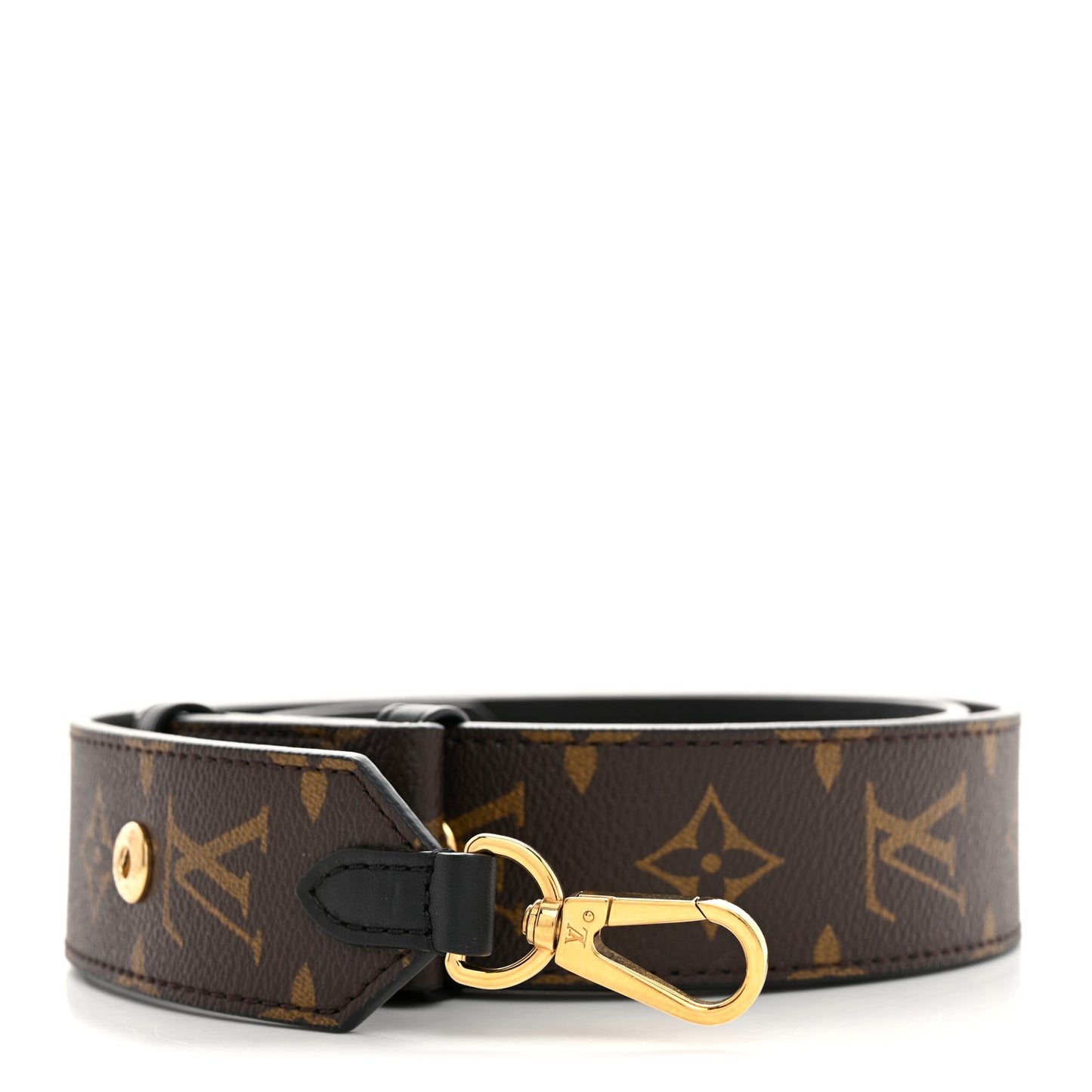 Monogram Adjustable Bandouliere Shoulder Strap Black