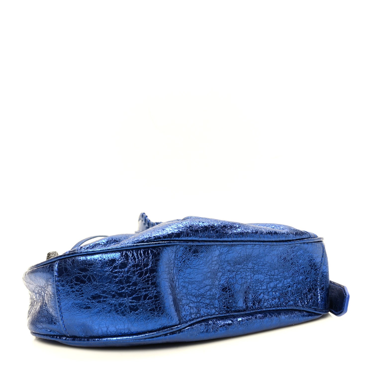 Balenciaga Metallic Arena Agneau Le Cagole Shoulder Bag XS Blue 5 of 11