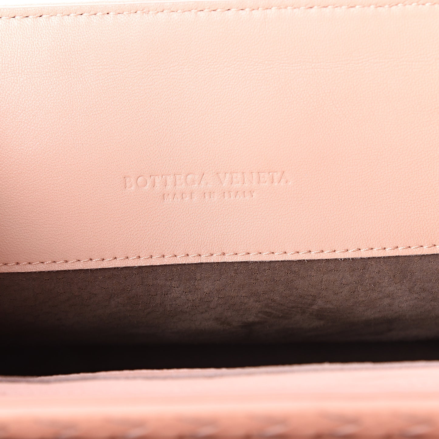Nappa Intrecciato Rialto Shoulder Bag Flamingo