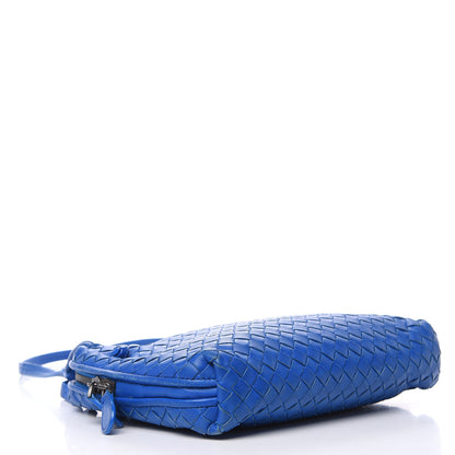 Bottega Veneta Nappa Intrecciato Nodini Crossbody Messenger Signal Blue 4 of 15