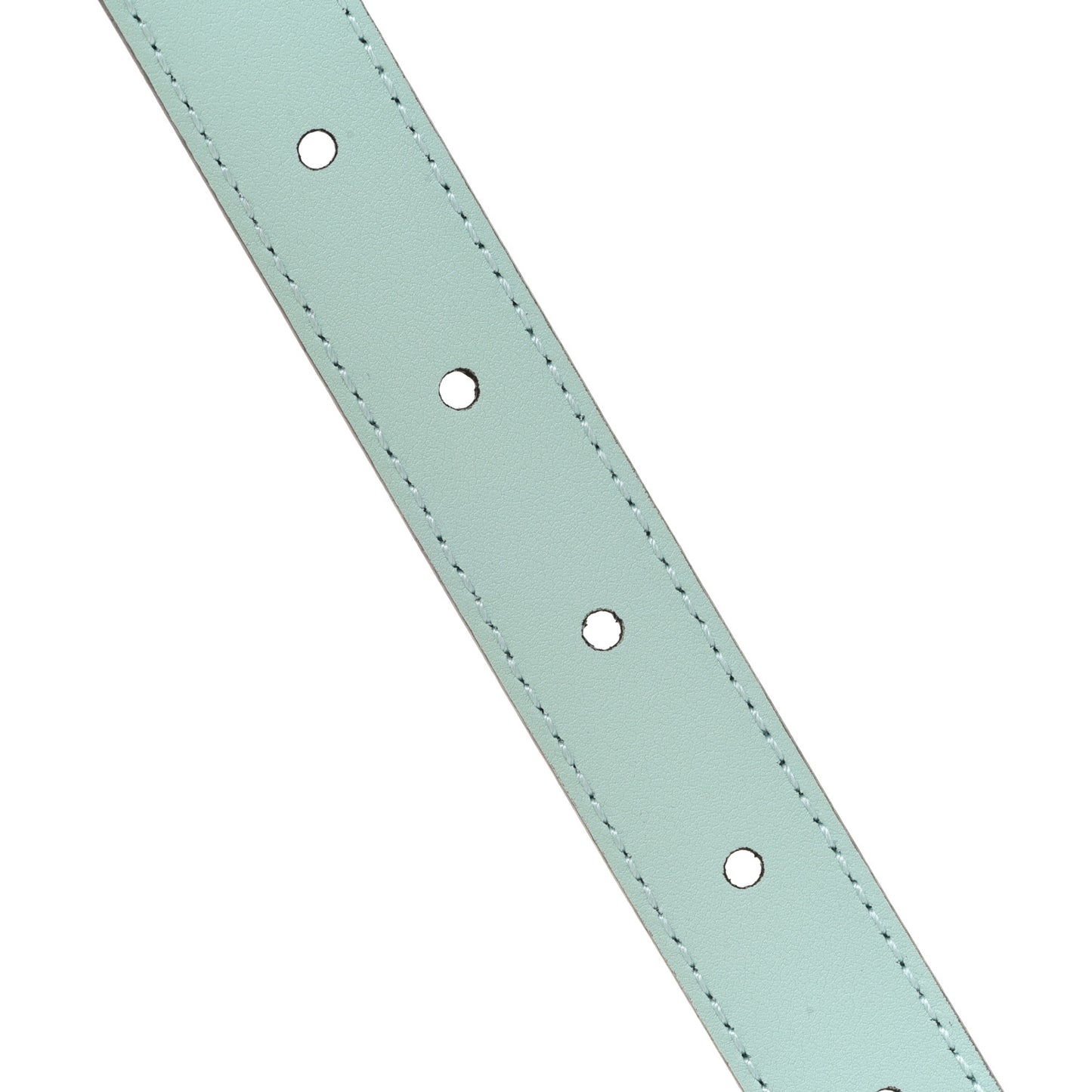 Moon Calfskin Palladium Double G 20mm Belt 80 32 Water Green