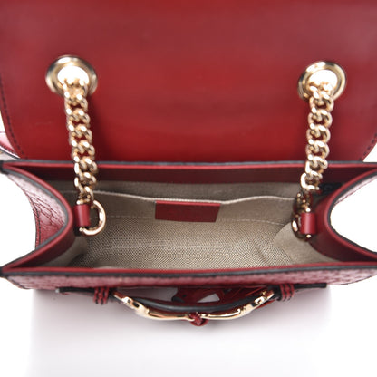 Gucci Soft Microguccissima Mini Emily Chain Shoulder Bag Rosso 5 of 8
