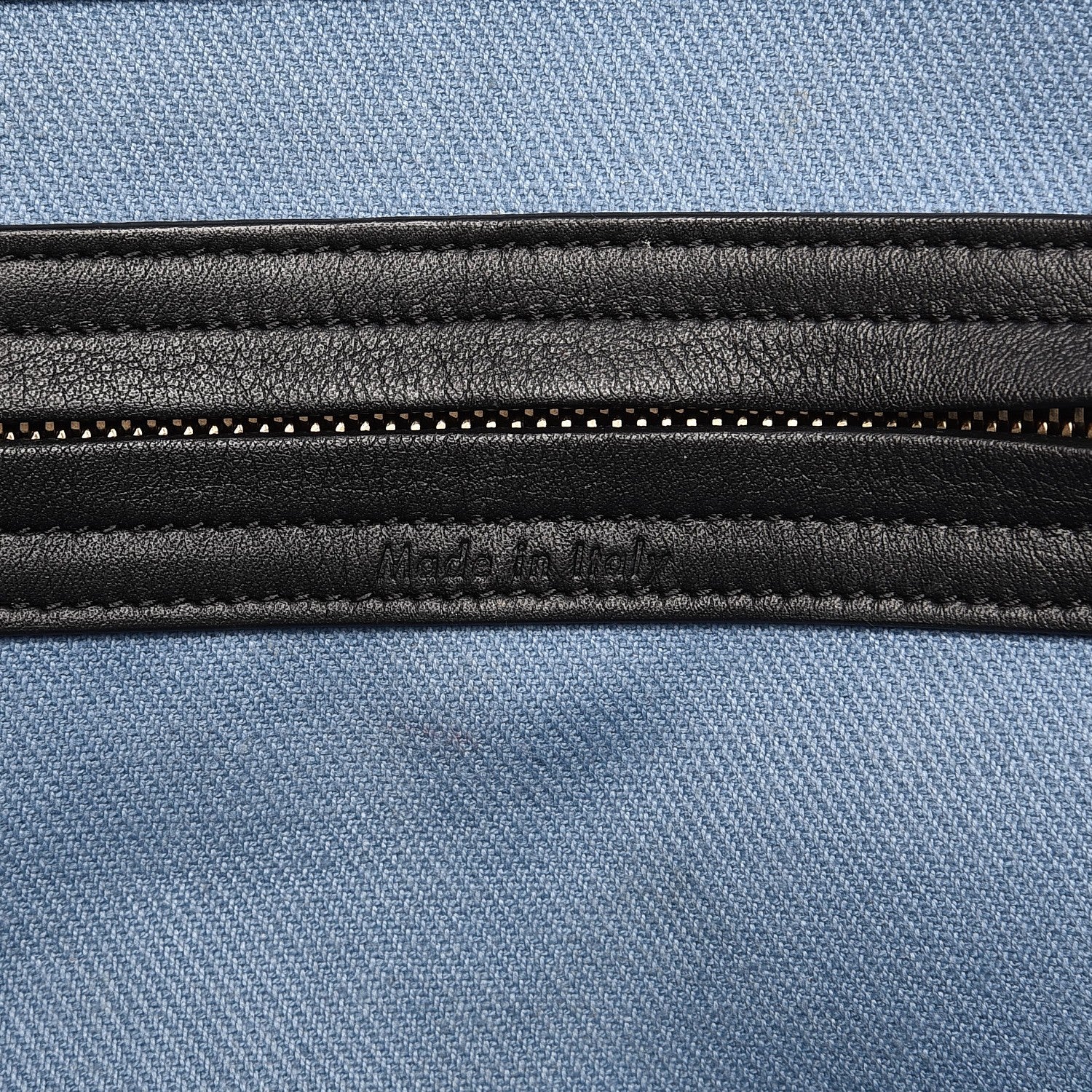 Celine Cotton Canvas Medium Phantom Luggage Blue 6 of 11
