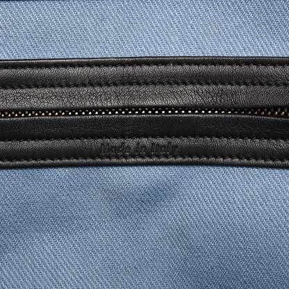 Celine Cotton Canvas Medium Phantom Luggage Blue 6 of 11