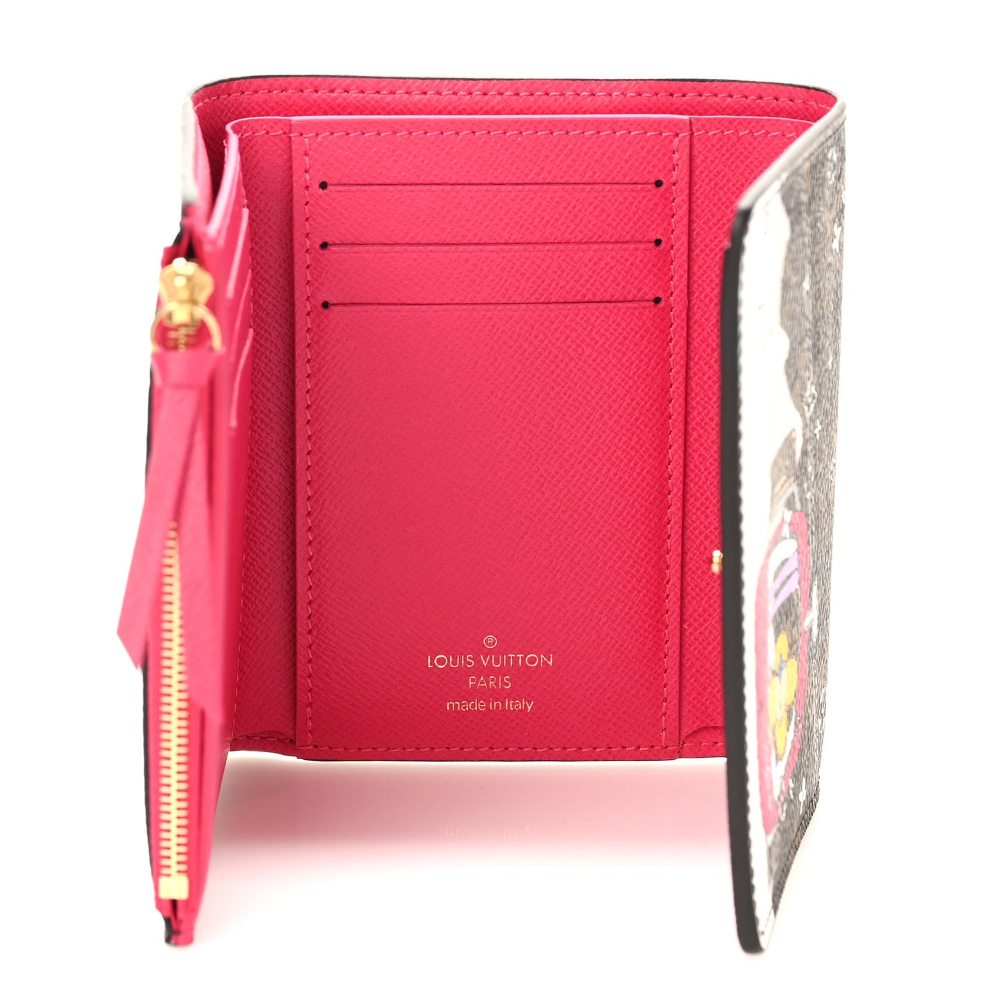 Monogram 2019 Christmas Animation Victorine Wallet Fuchsia