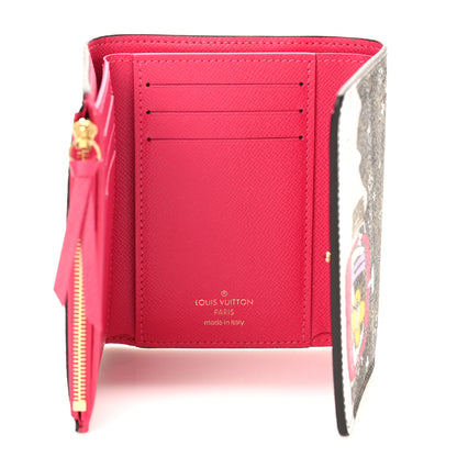 Louis Vuitton Monogram 2019 Christmas Animation Victorine Wallet Fuchsia 5 of 8