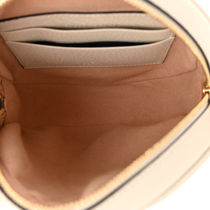 Gucci Textured Calfskin Web Mini Ophidia Round Backpack Mystic White 5 of 11