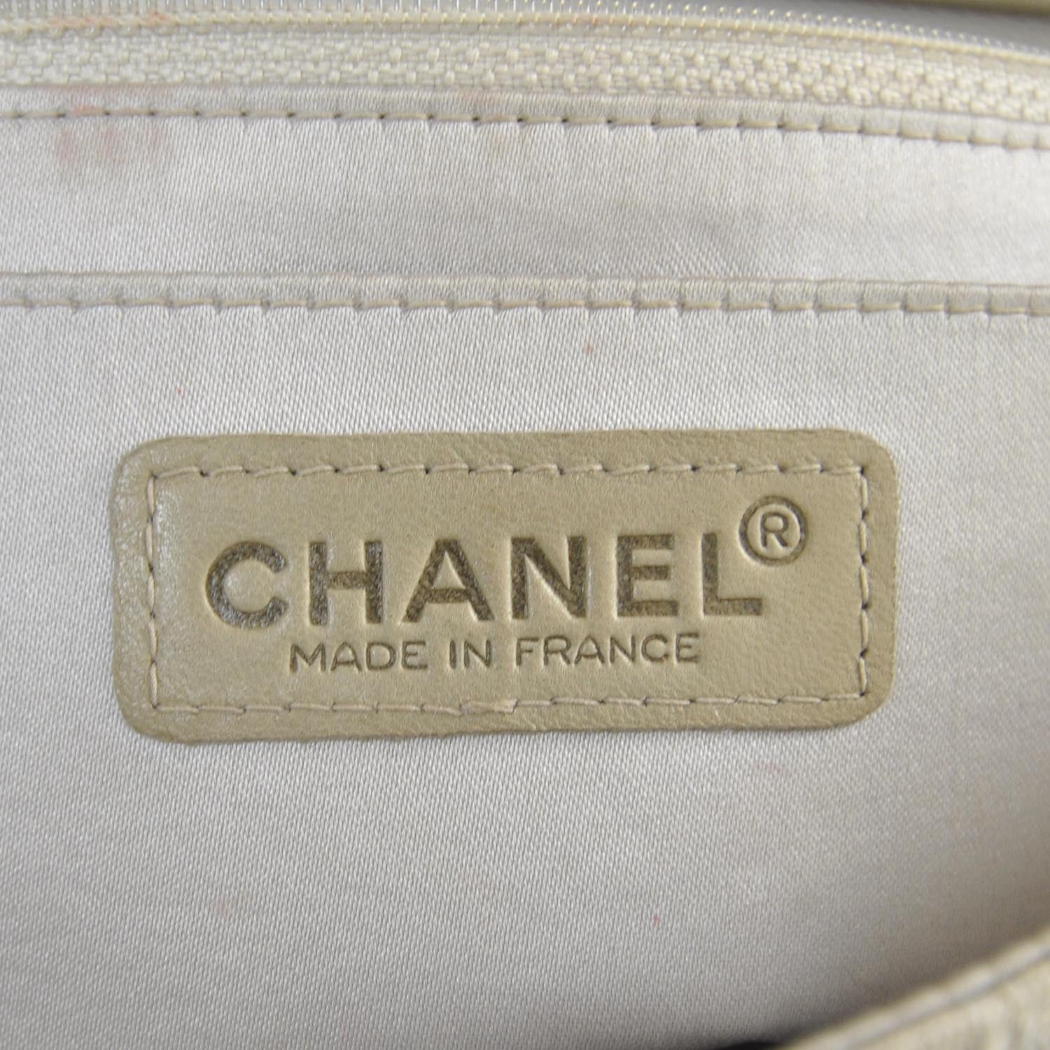 Chanel Nylon Travel Medium Flap Beige 6 of 9