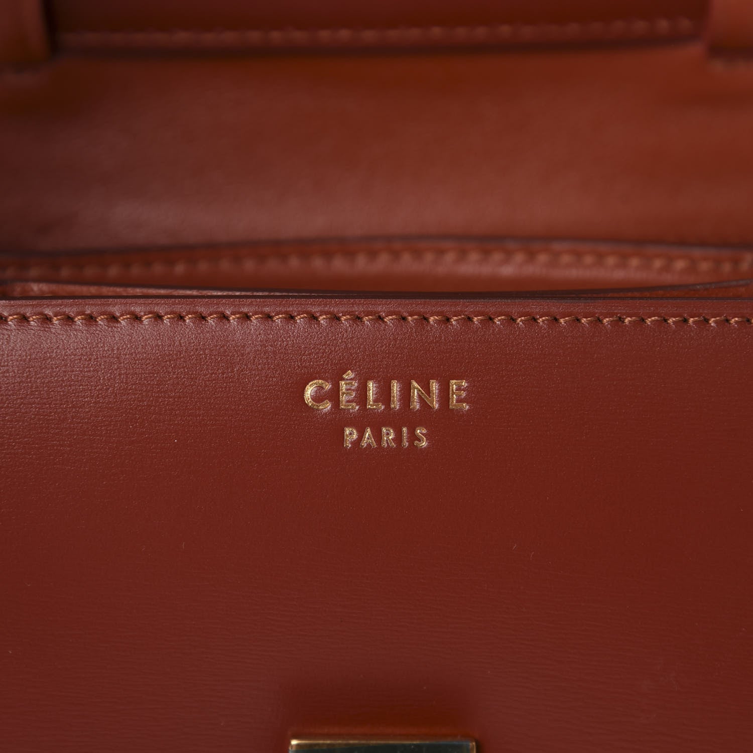 Celine Box Calfskin Small Classic Box Flap Bag Red 8 of 10
