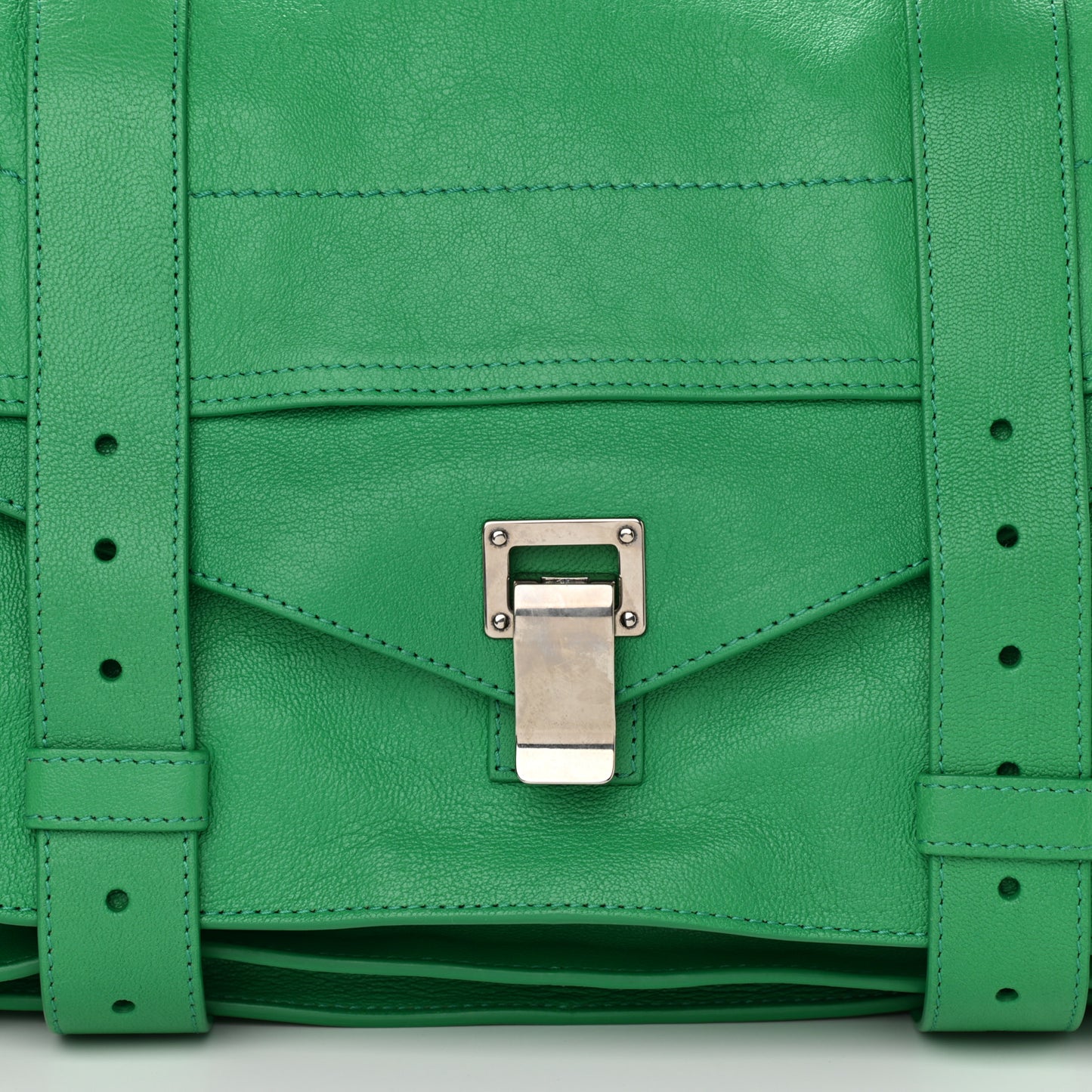 Lambskin Medium PS1 Satchel Aloe