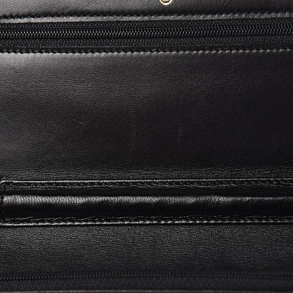 Chanel Caviar Timeless CC Wallet On Chain WOC Black 9 of 13