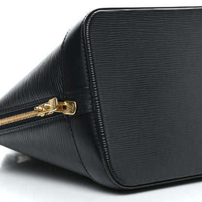 Louis Vuitton Epi Alma PM Black 8 of 9