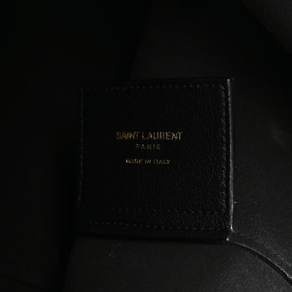 Saint Laurent Calfskin Large Shopping Tote Black 6 of 10