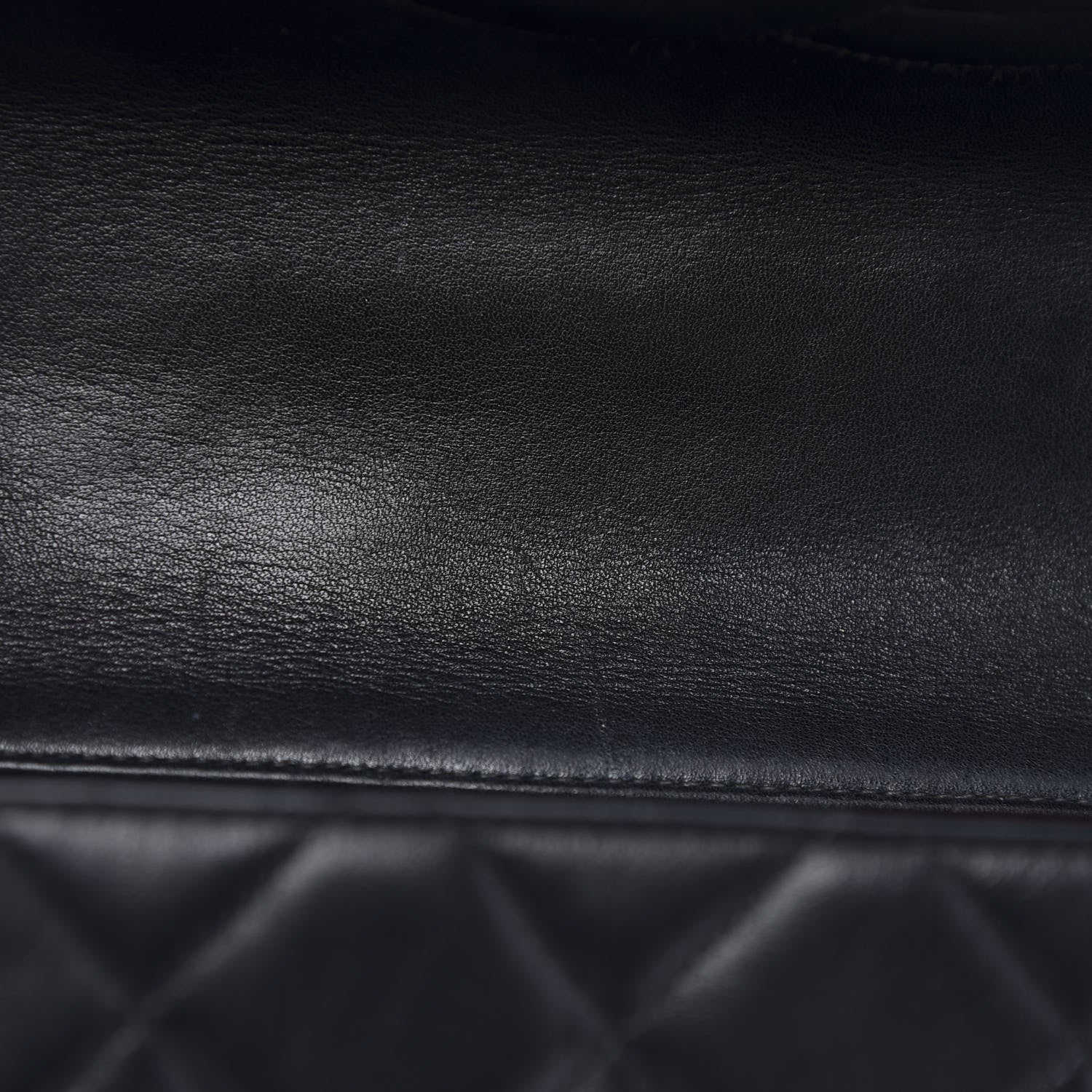 Chanel Lambskin Quilted XL Jumbo Single Flap Black 12 of 14