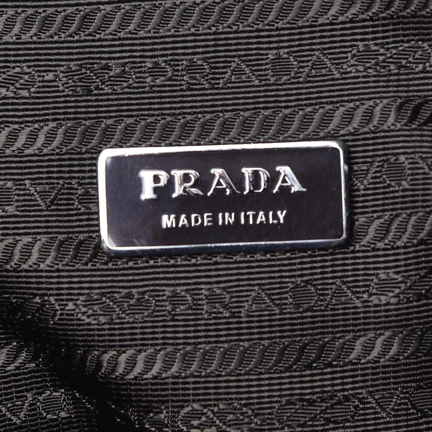 Prada Satin Double Buckle Backpack Fumo 6 of 18