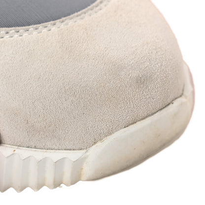 Hermes Technical Canvas Suede Goatskin Bouncing Sneakers 36 Gris Multicolor 14 of 15