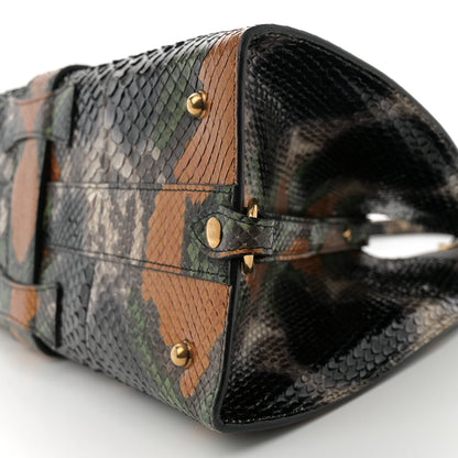 Gucci Snakeskin Stirrup Medium Top Handle Bag Multicolor 10 of 12