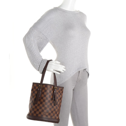 Louis Vuitton Damier Ebene Marais Bucket 23 2 of 7