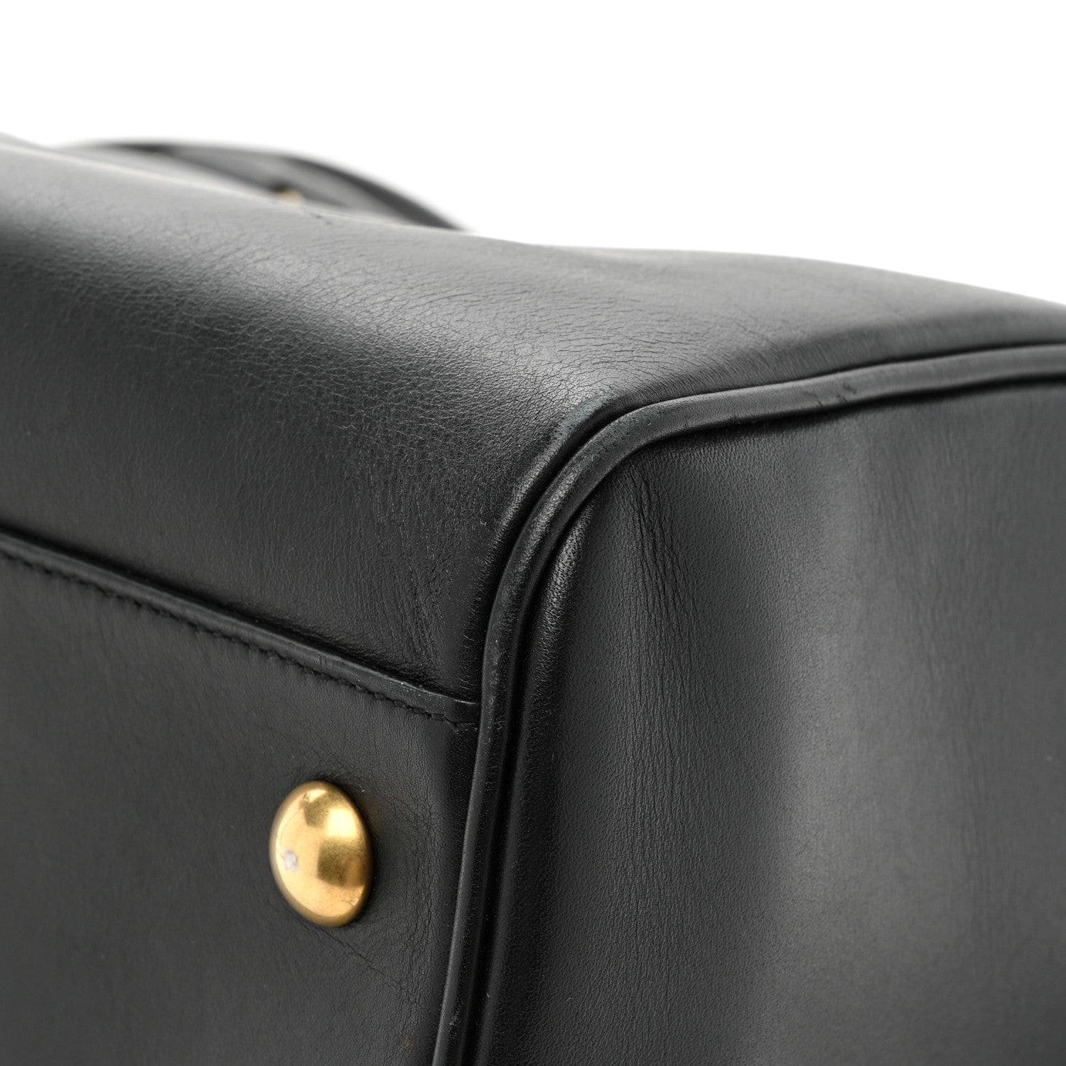 Saint Laurent Calfskin Classic Duffle 6 Black 12 of 16