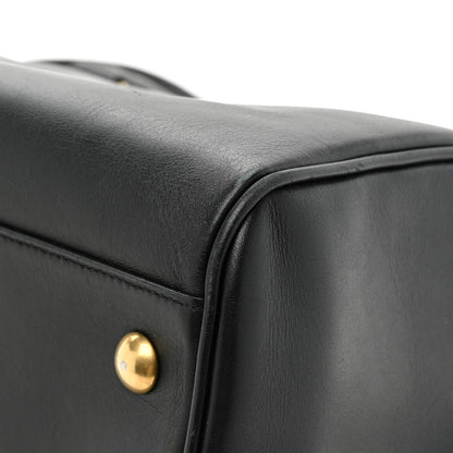 Saint Laurent Calfskin Classic Duffle 6 Black 12 of 16