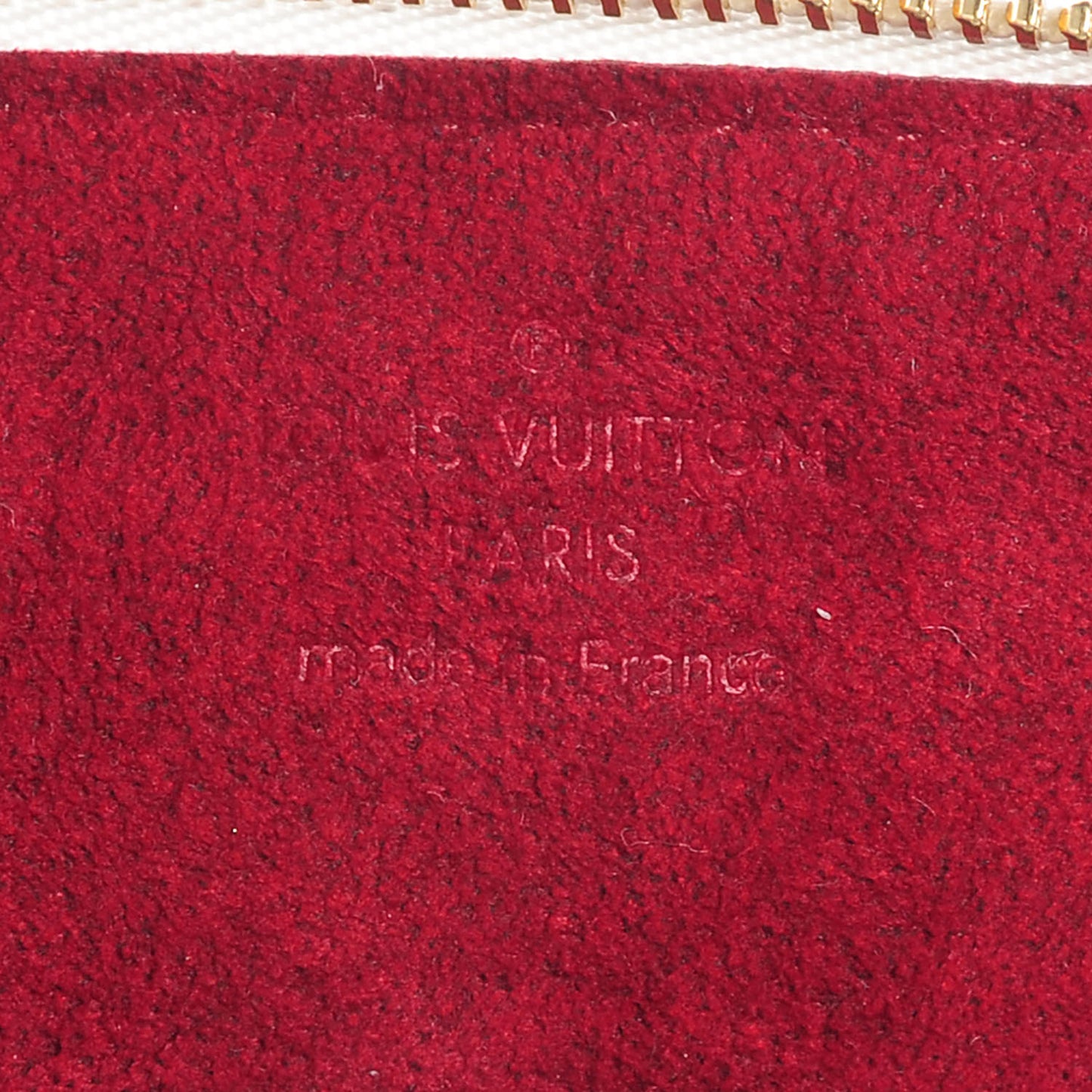 Monogram Multicolor Pochette Plate GM White