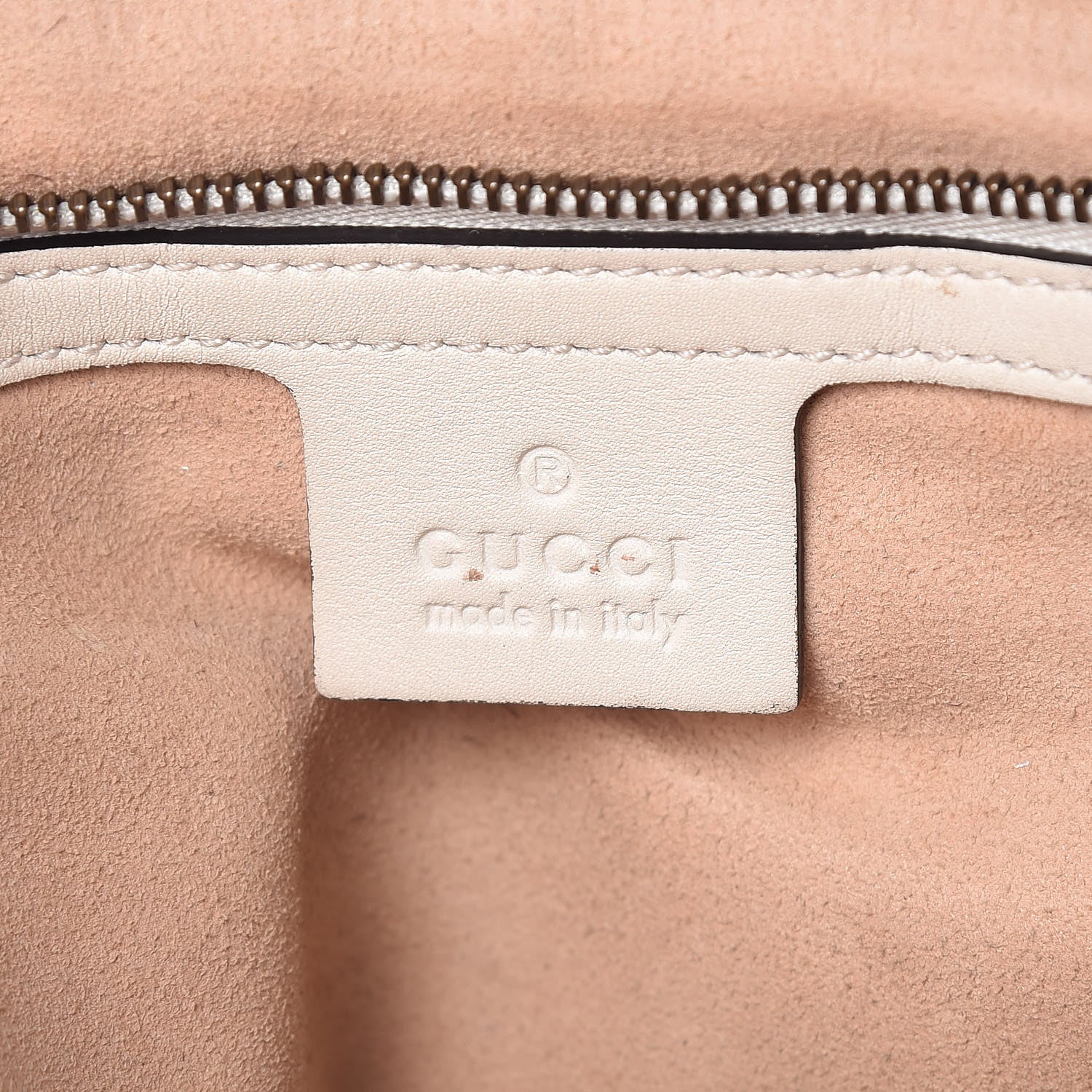 Gucci Calfskin Matelasse Studded Medium GG Marmont Shoulder Bag White 6 of 20