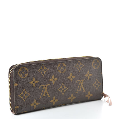 Louis Vuitton Monogram Clemence Wallet Rose Ballerine 3 of 15