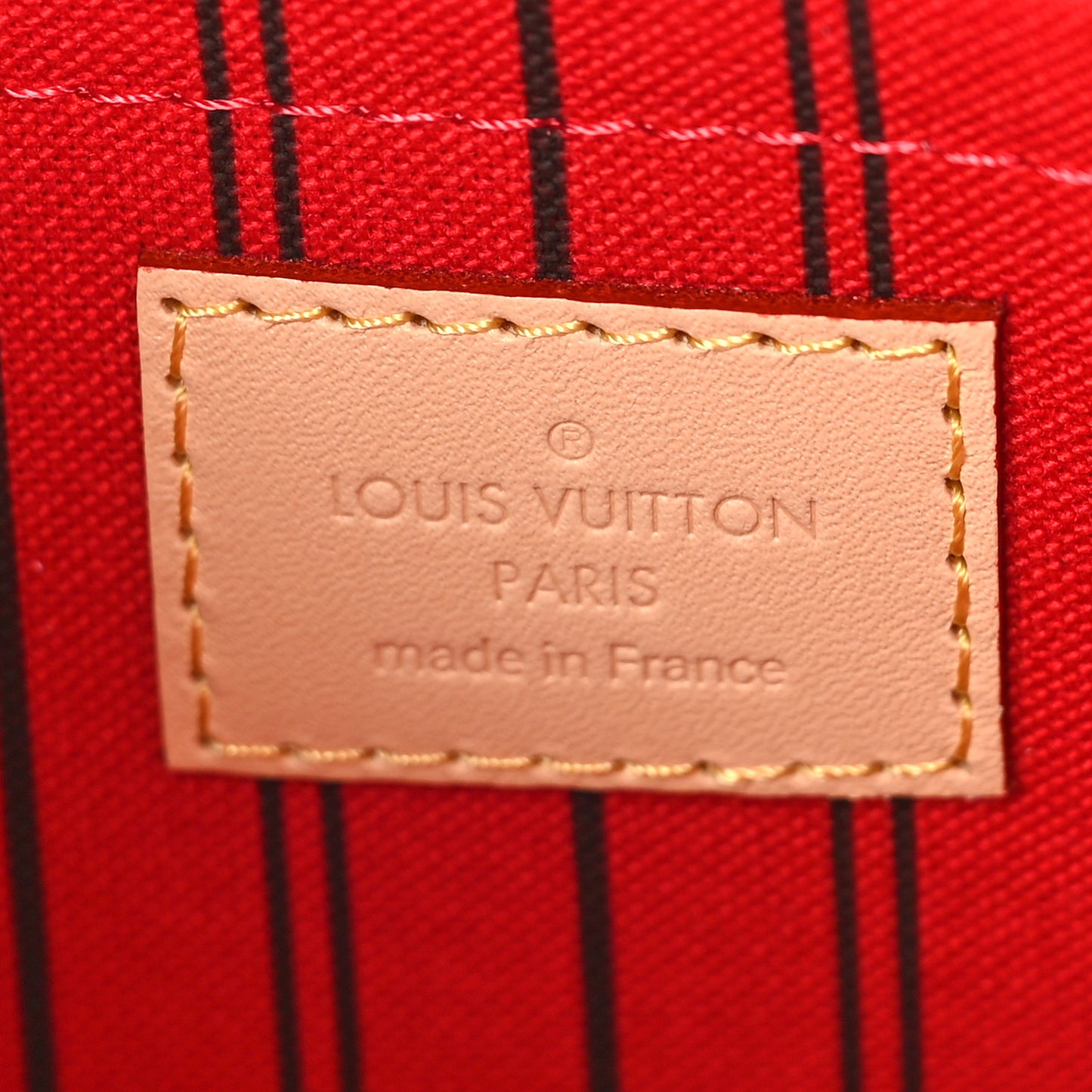 Monogram Neverfull MM GM Pochette Cherry