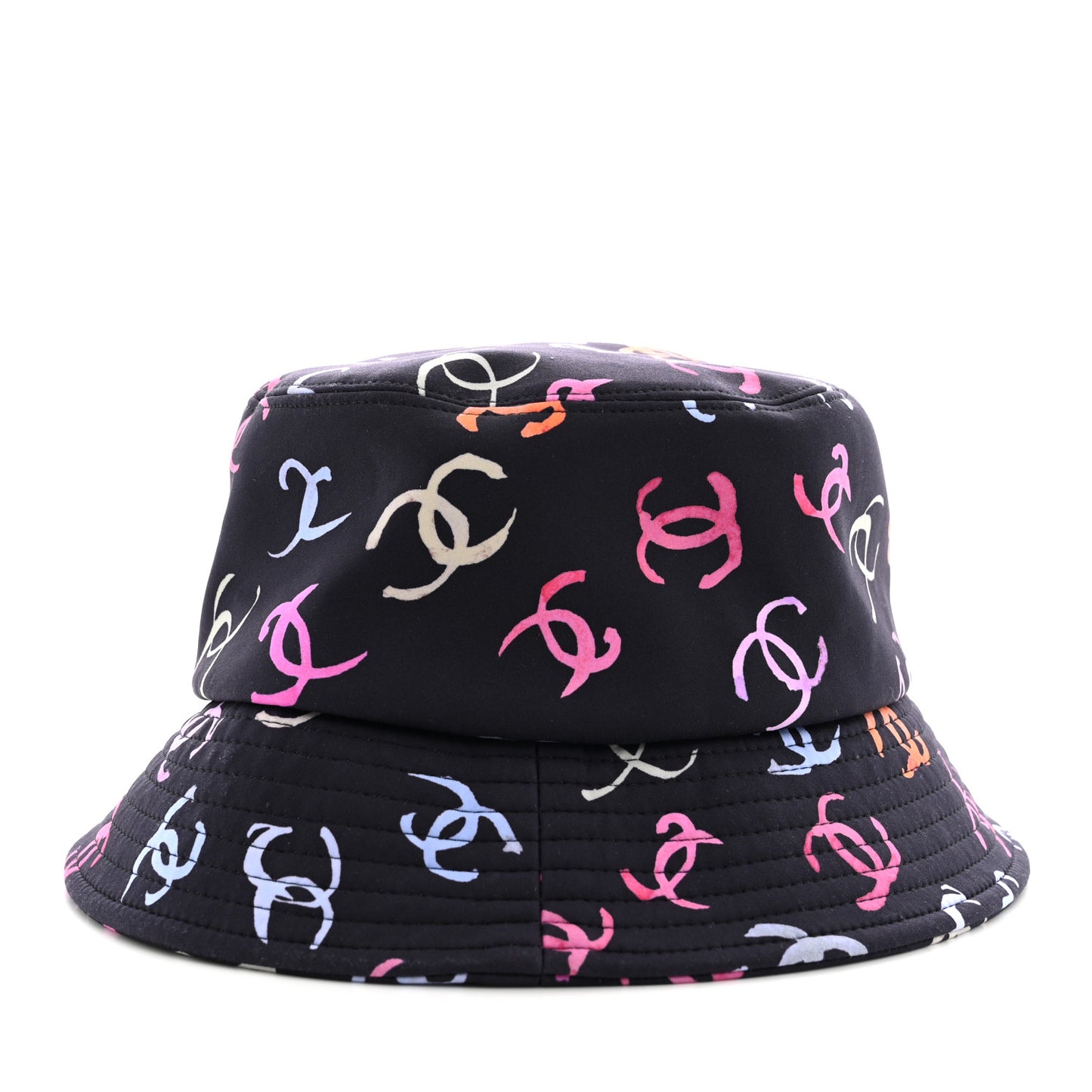 Nylon CC Bucket Hat S Black Multicolor