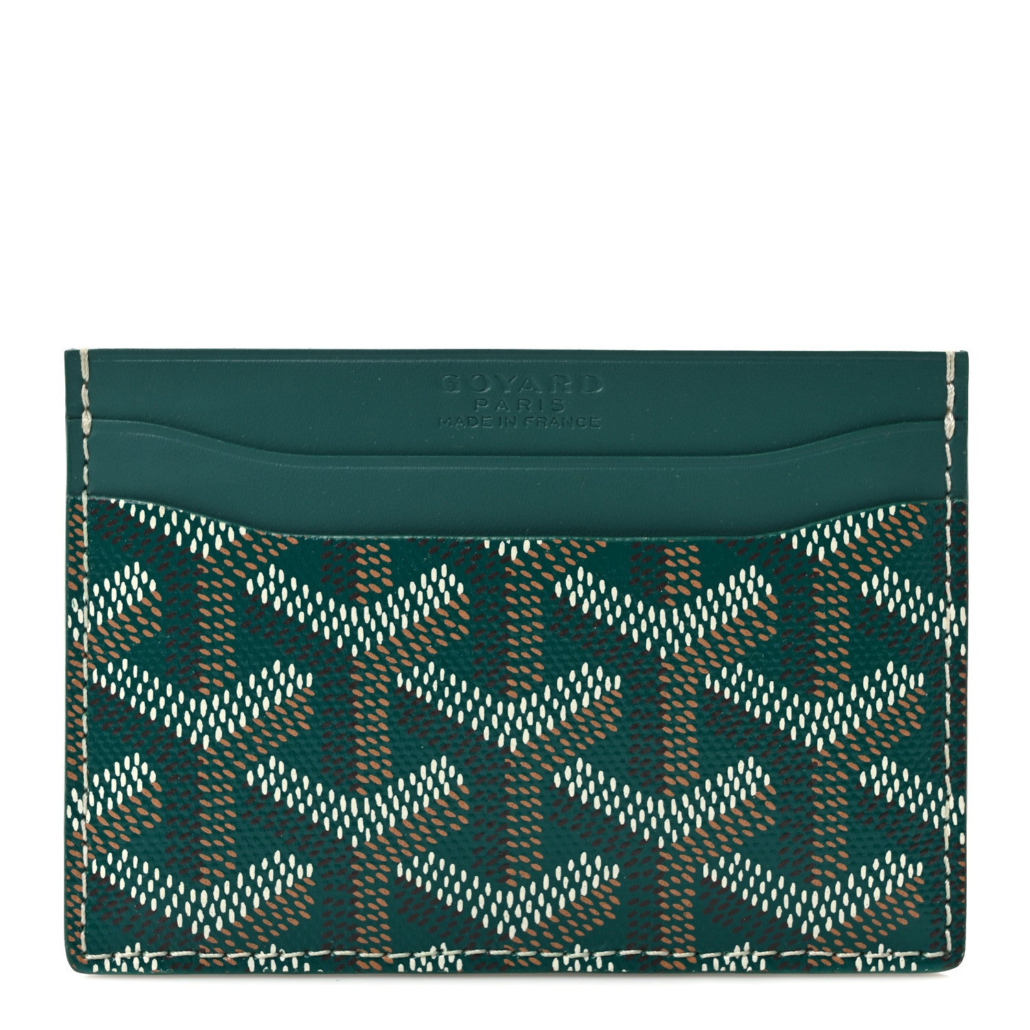 Goyard Goyardine Saint Sulpice Card Holder Green 1 of 7
