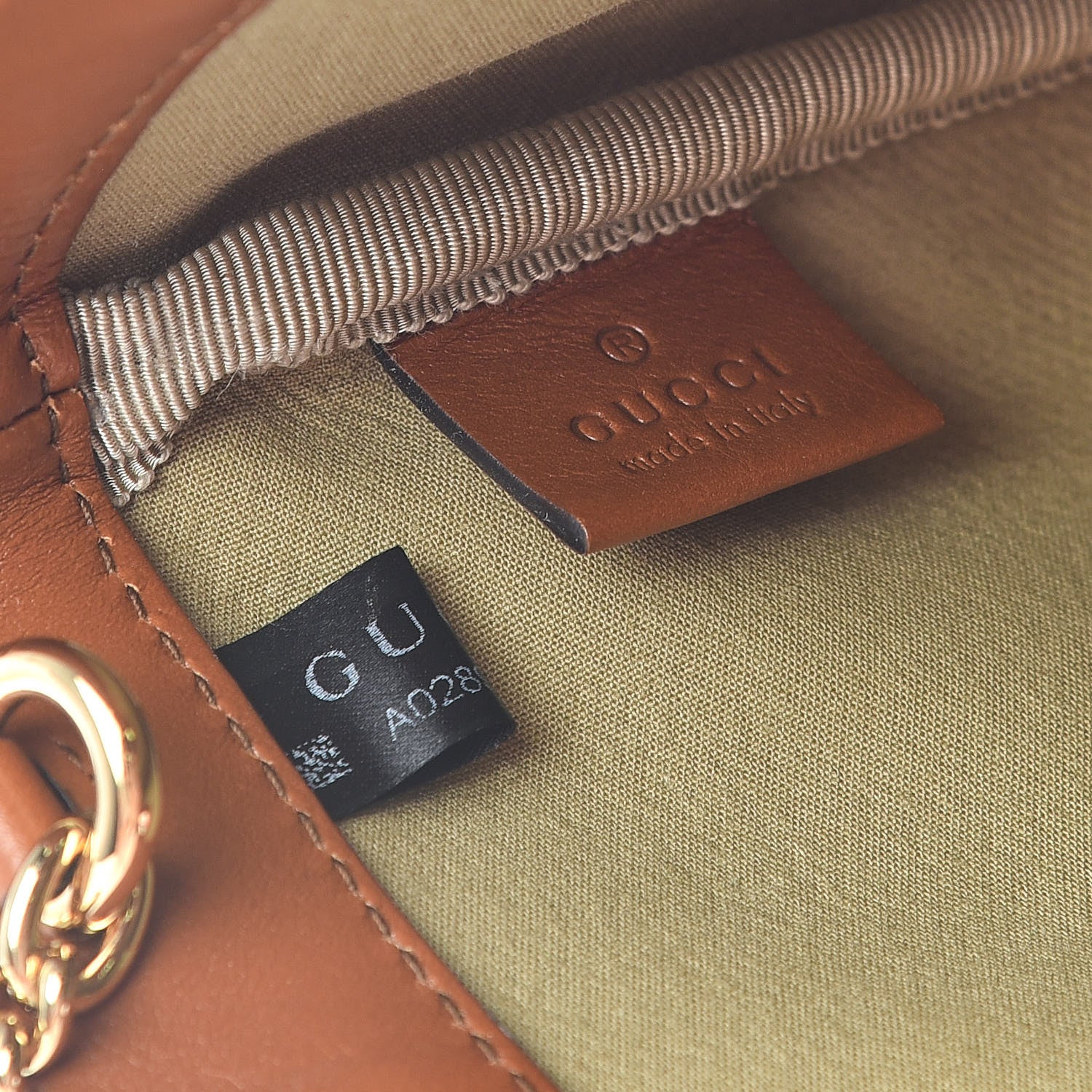 Gucci Canvas Large Vintage Shoulder Bag Brown 9 of 10