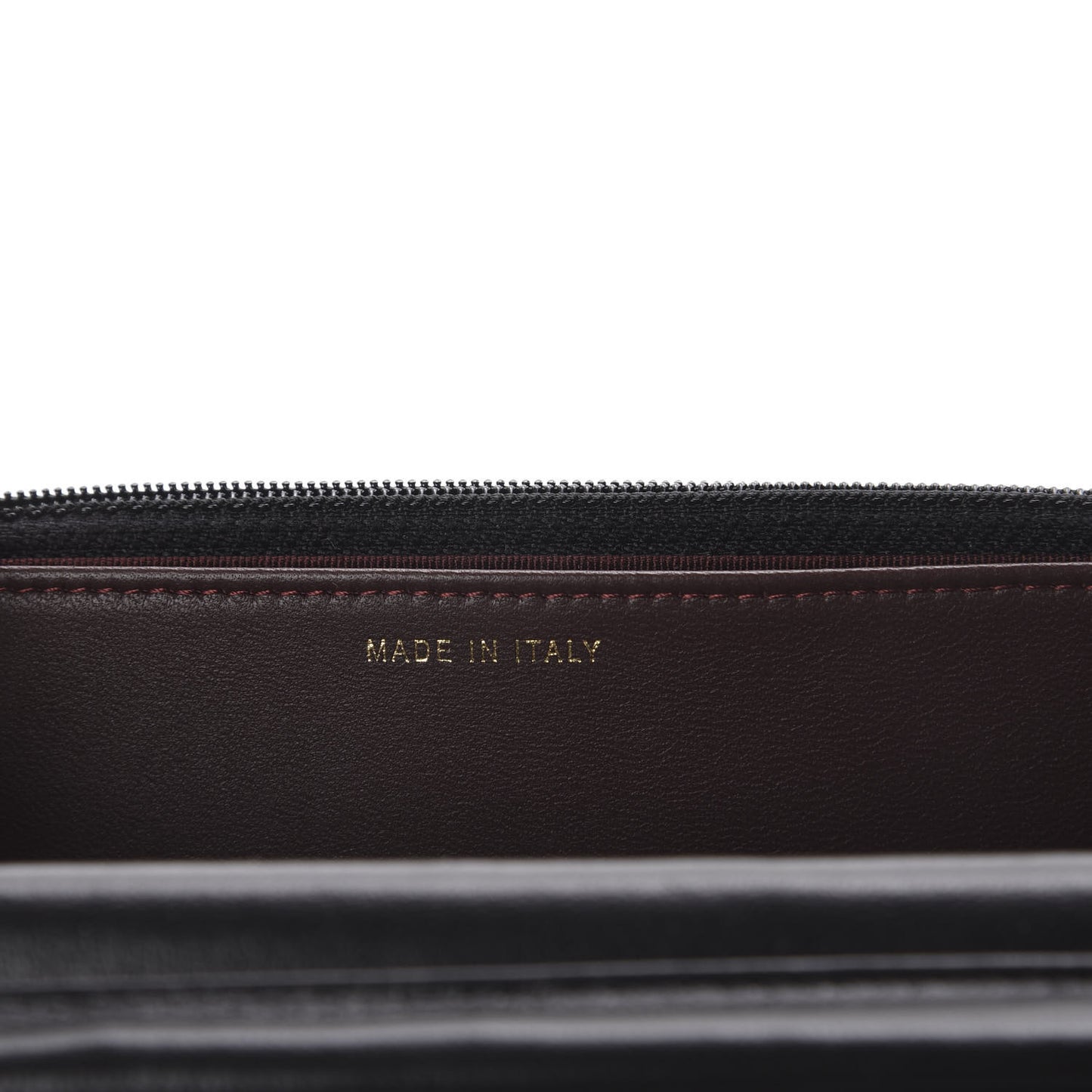 Lambskin Quilted Wallet On Chain WOC Black