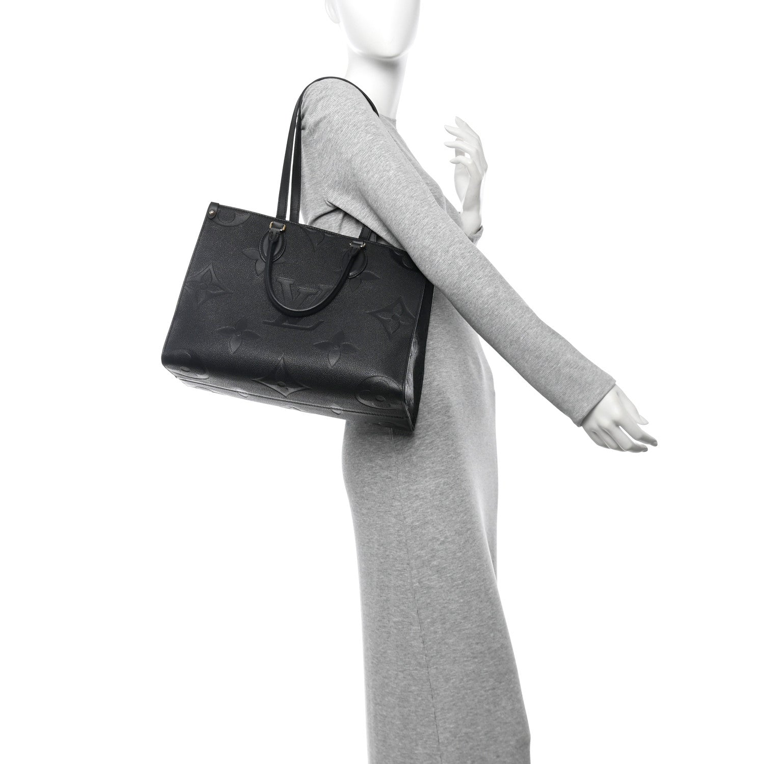 Louis Vuitton Empreinte Monogram Giant Onthego MM Black 2 of 13