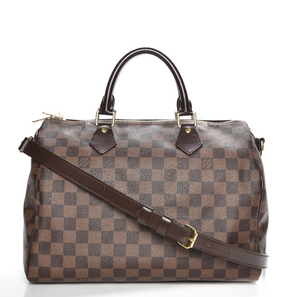 Louis Vuitton Damier Ebene Speedy Bandouliere 30 1 of 10