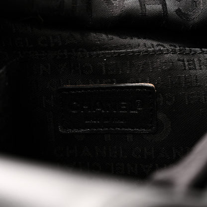Chanel Calfskin Square Stitched Tassel Bag Black 6 of 10