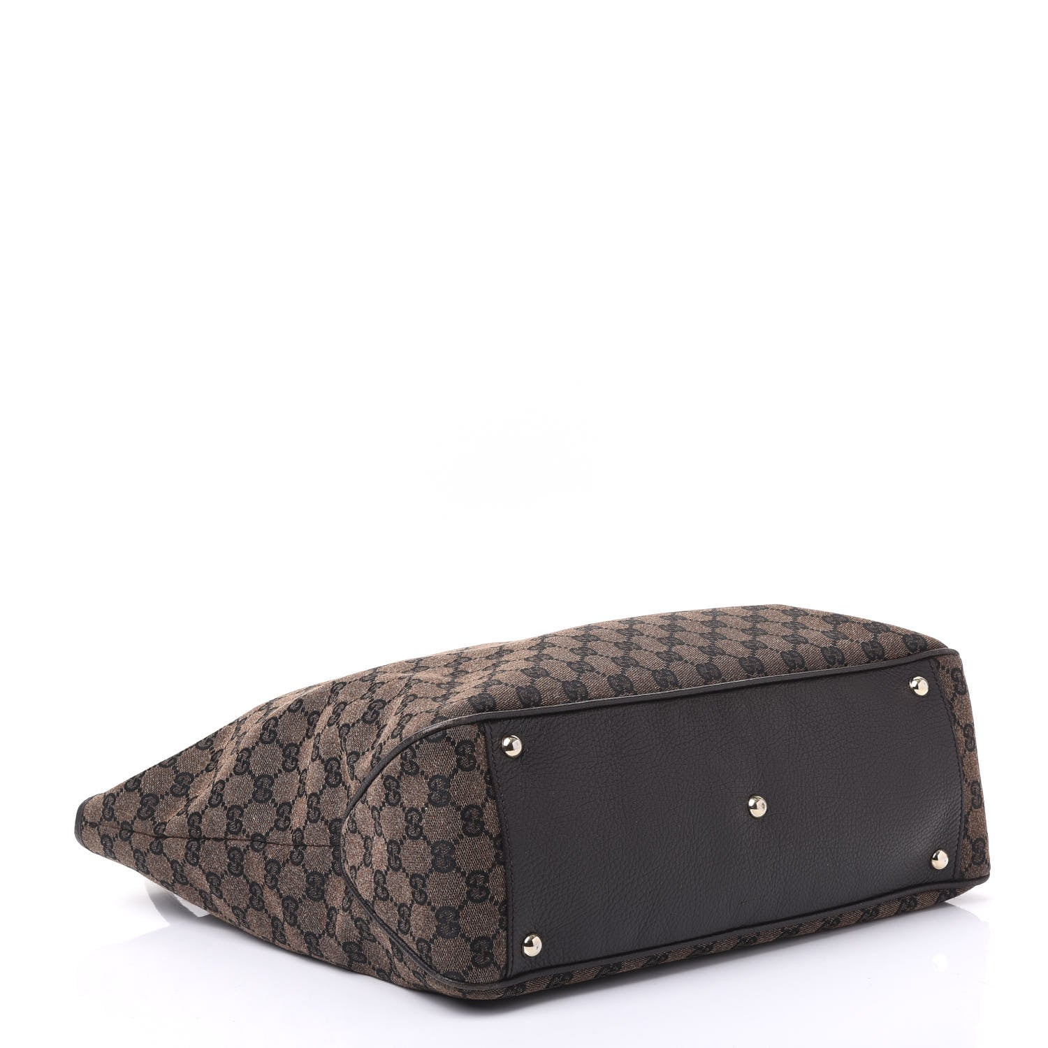 Gucci Monogram Tote Dark Brown 3 of 12