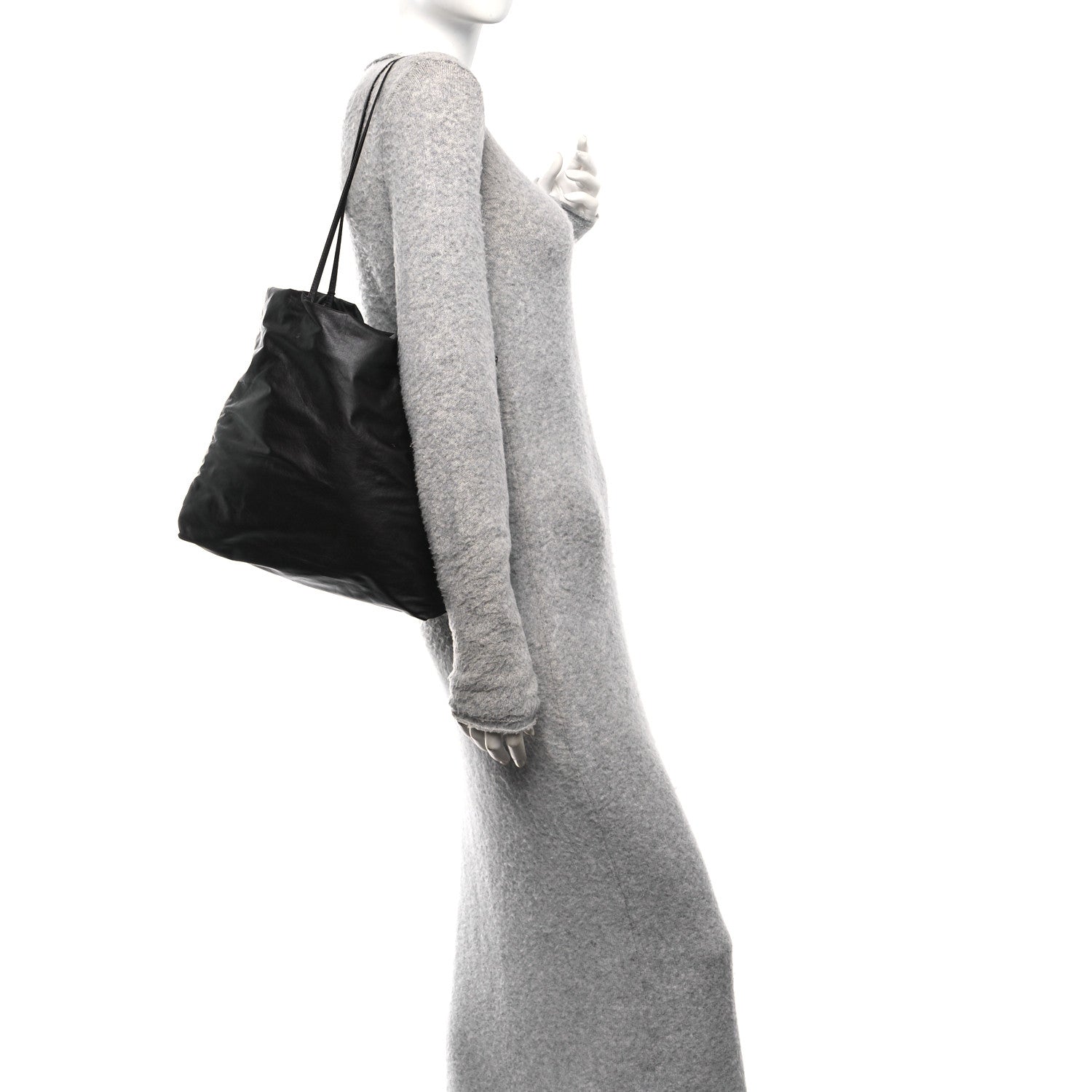 The Row Light Nappa Pim Bag Dark Brown 2 of 9