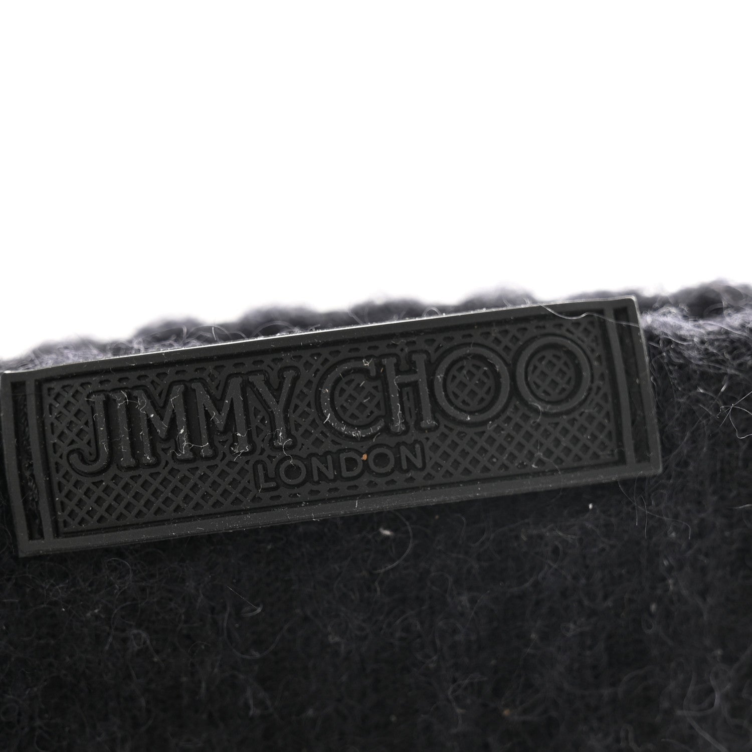 Jimmy Choo Calfskin Knit Wool Chike Ankle Boots 35 Black 6 of 9