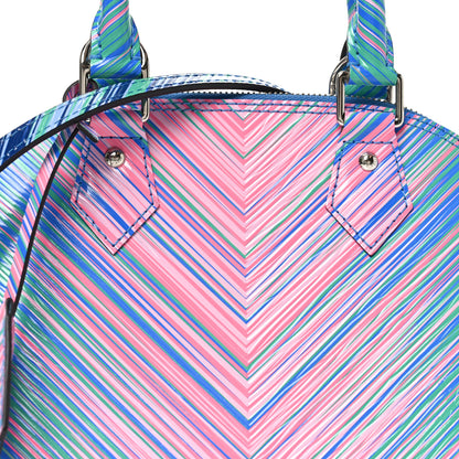 Louis Vuitton Epi Tropical Alma BB Blue Rose 7 of 9