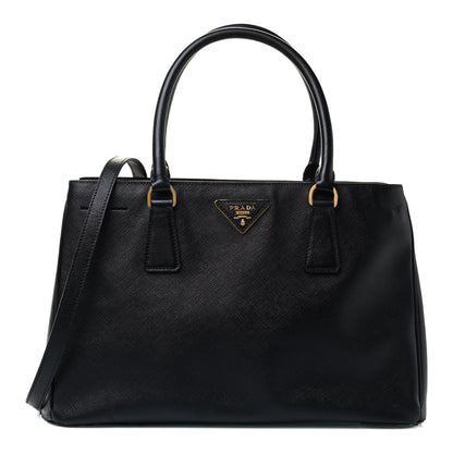 Prada Saffiano Lux Small Tote Black 1 of 5