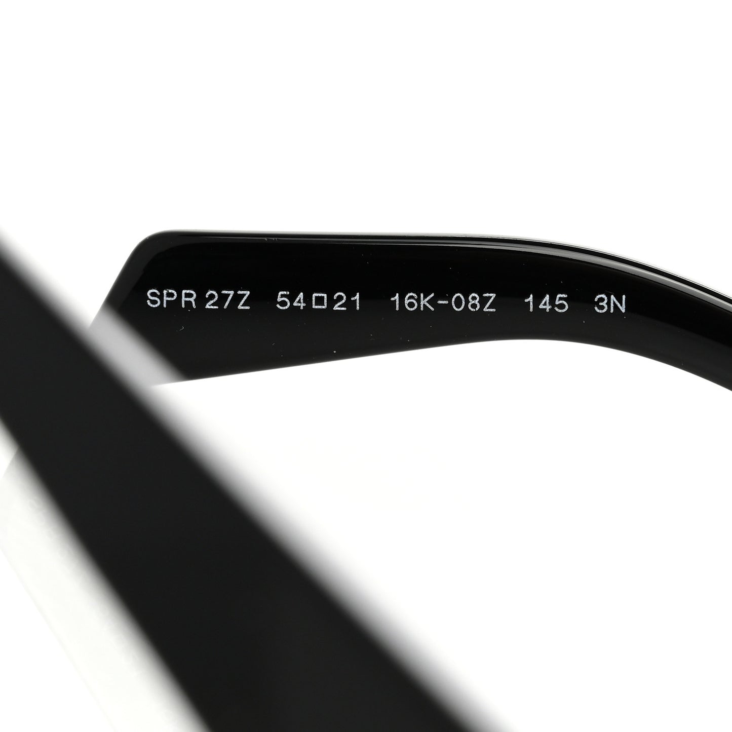Acetate Symbole Sunglasses SPR 27Z Black
