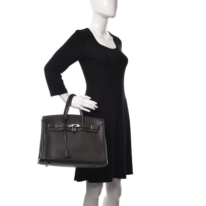 Hermes Togo Birkin 35 Graphite 2 of 35