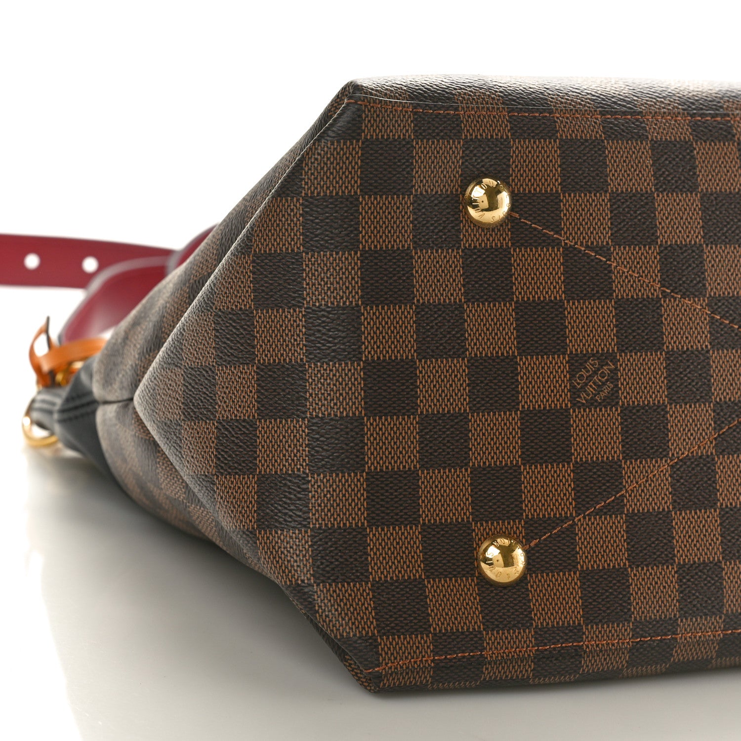 Louis Vuitton Damier Ebene Calfskin Maida Black 8 of 9