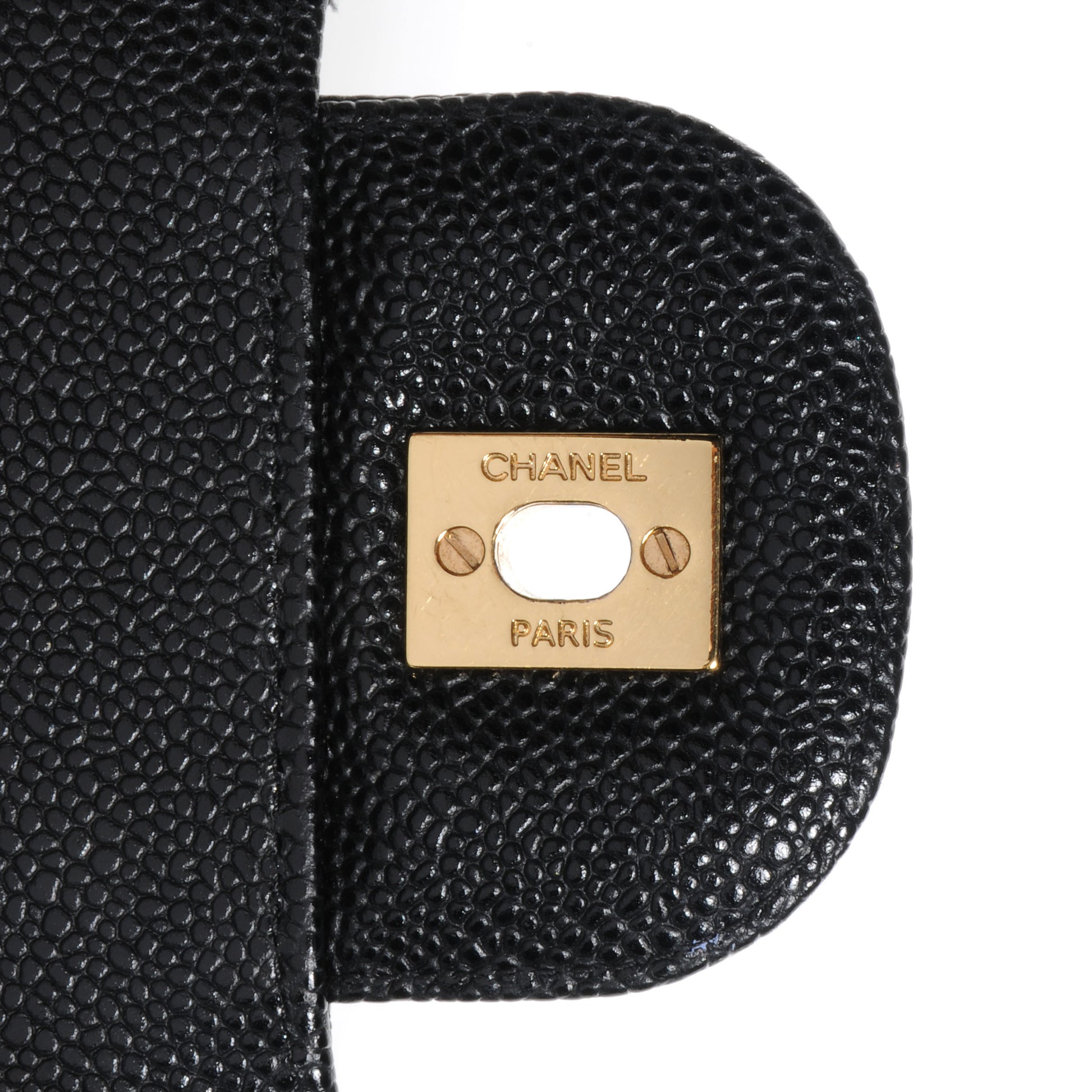 Chanel Caviar Quilted Jumbo Double Flap Black 9 of 9